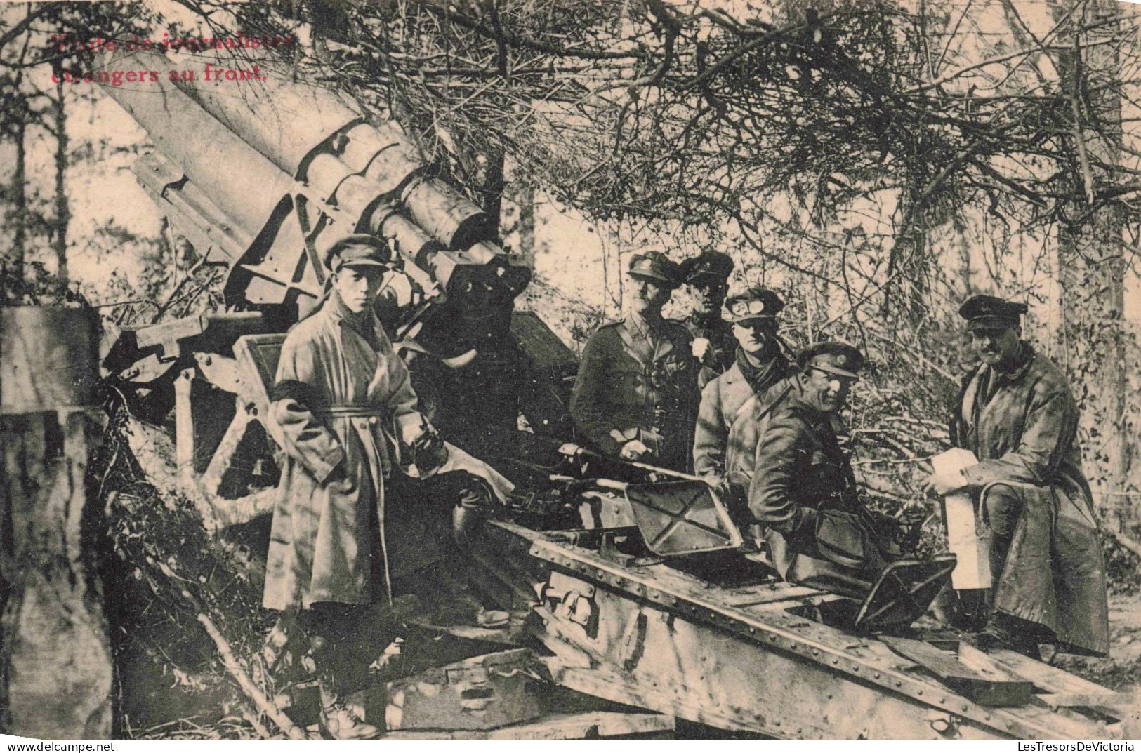 MILITARIA - Régiments - Des Soldats Assis Sur Un Canon - Carte Postale Ancienne - Regimientos