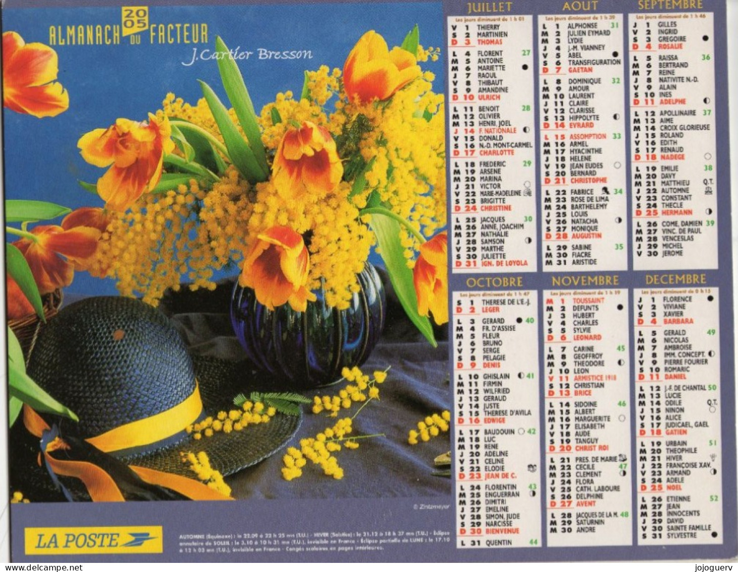 Calendrier Almanach 2005 (info Sur Le Jardinnage , Plans Wattrelot Dunkerque St Pol, Lille Cambrai  Denain Marcq Douai - Grand Format : 1991-00