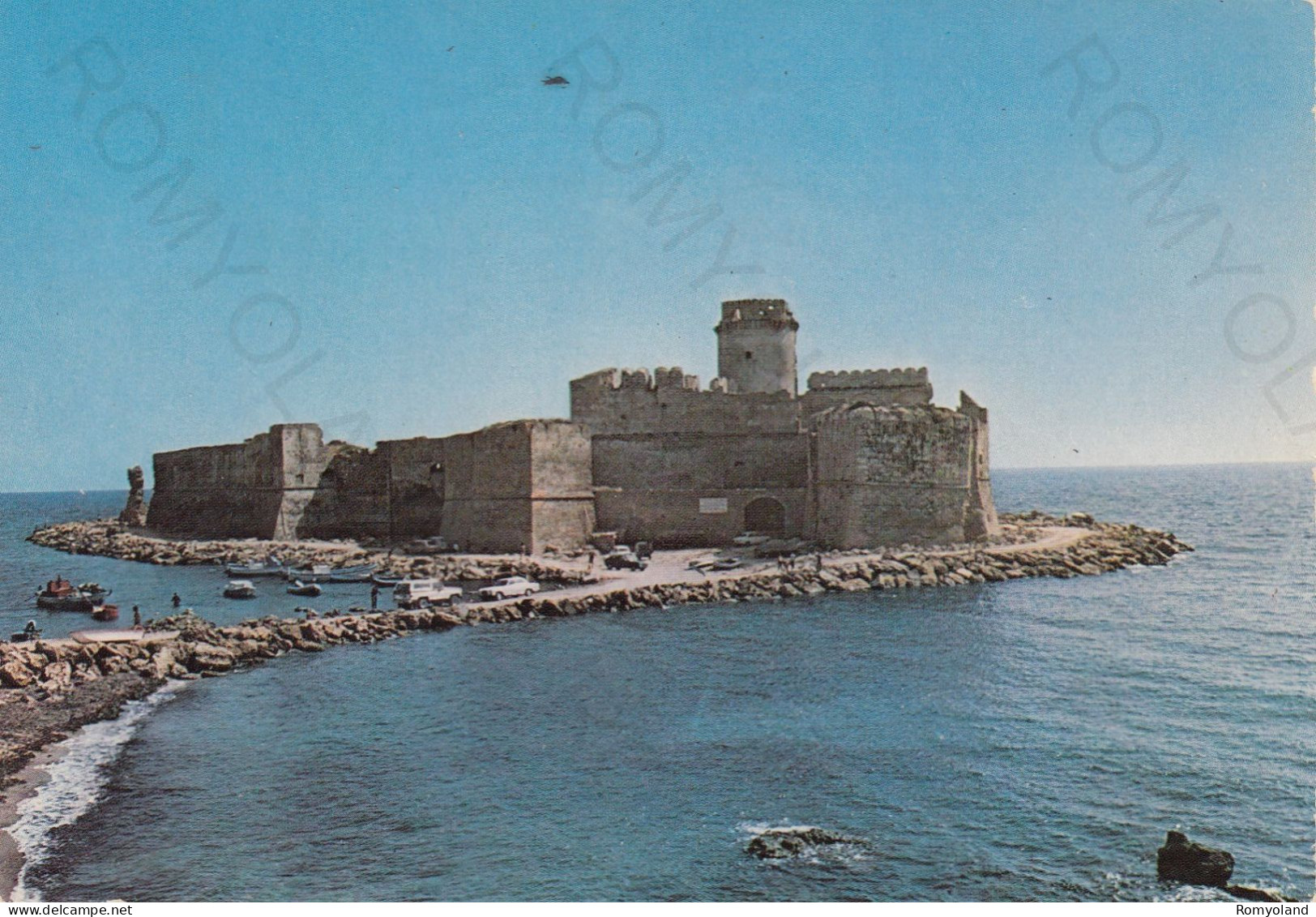 CARTOLINA  CROTONE,CALABRIA-"LE CASTELLA"-STORIA,MEMORIA,CULTURA,RELIGIONE,IMPERO ROMANO,BELLA ITALIA,VIAGGIATA 1978 - Crotone