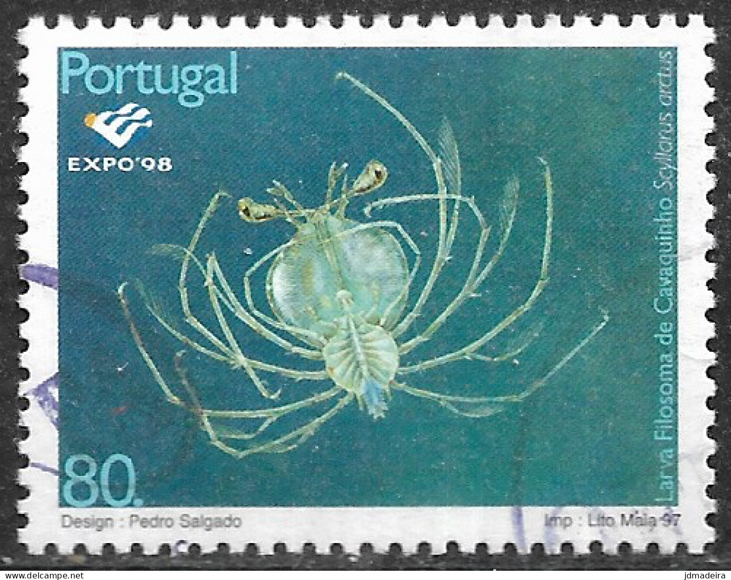 Portugal – 1997 Expo'98 80. Used Stamp - Gebruikt