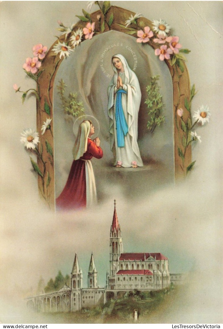 PHOTOGRAPHIE - Église - Sainte Vierge Marie  - Colorisé - Carte Postale Ancienne - Photographs