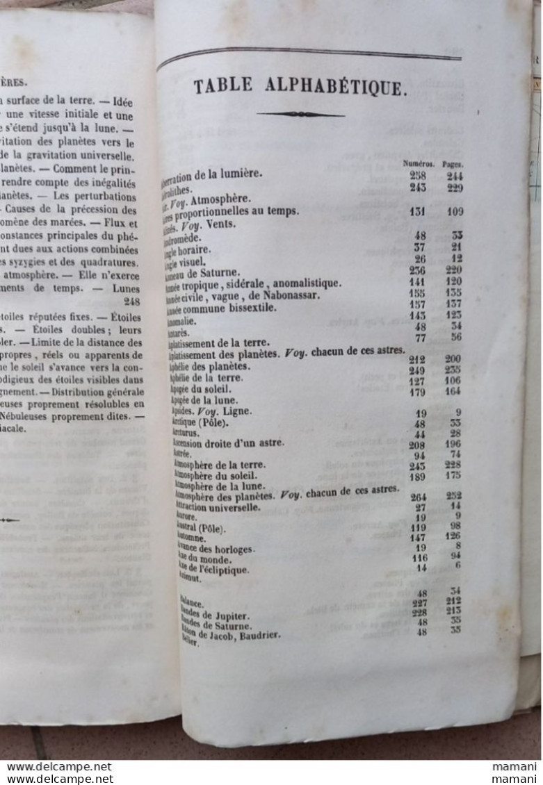 Traité élémentaire De Cosmographie. 1853 - AMIOT - Nombreuses Planches - 1801-1900