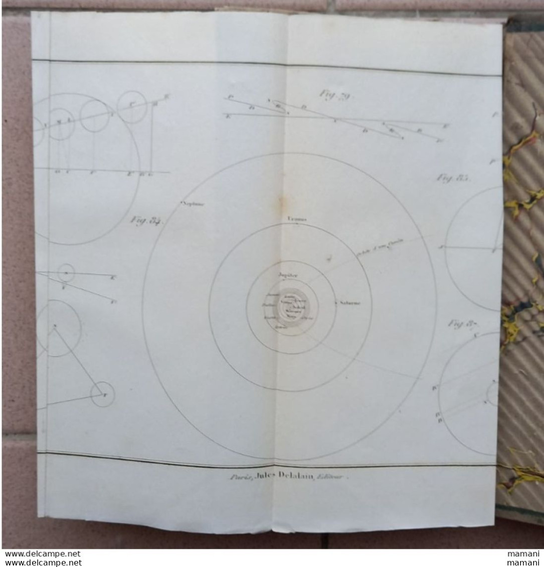 Traité élémentaire de Cosmographie. 1853 - AMIOT - nombreuses planches