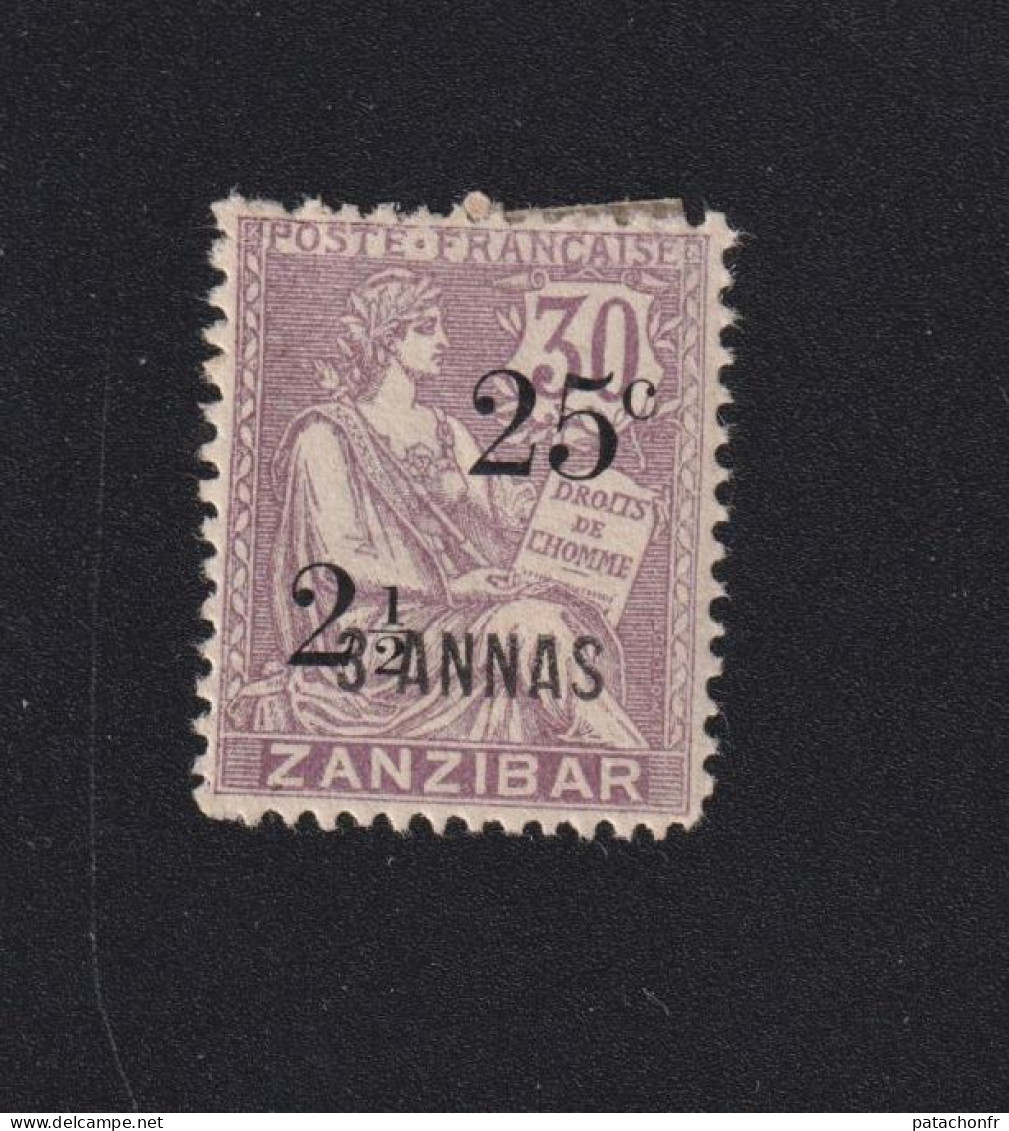 Faux Zanzibar N° 65 Gomme Charnière - Usati