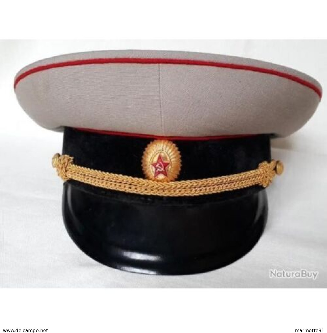 CASQUETTE GENERAL SOVIETIQUE ARME BLINDEE URSS USSR PEAKED CAP TANK ARMORED CORP - Casques & Coiffures