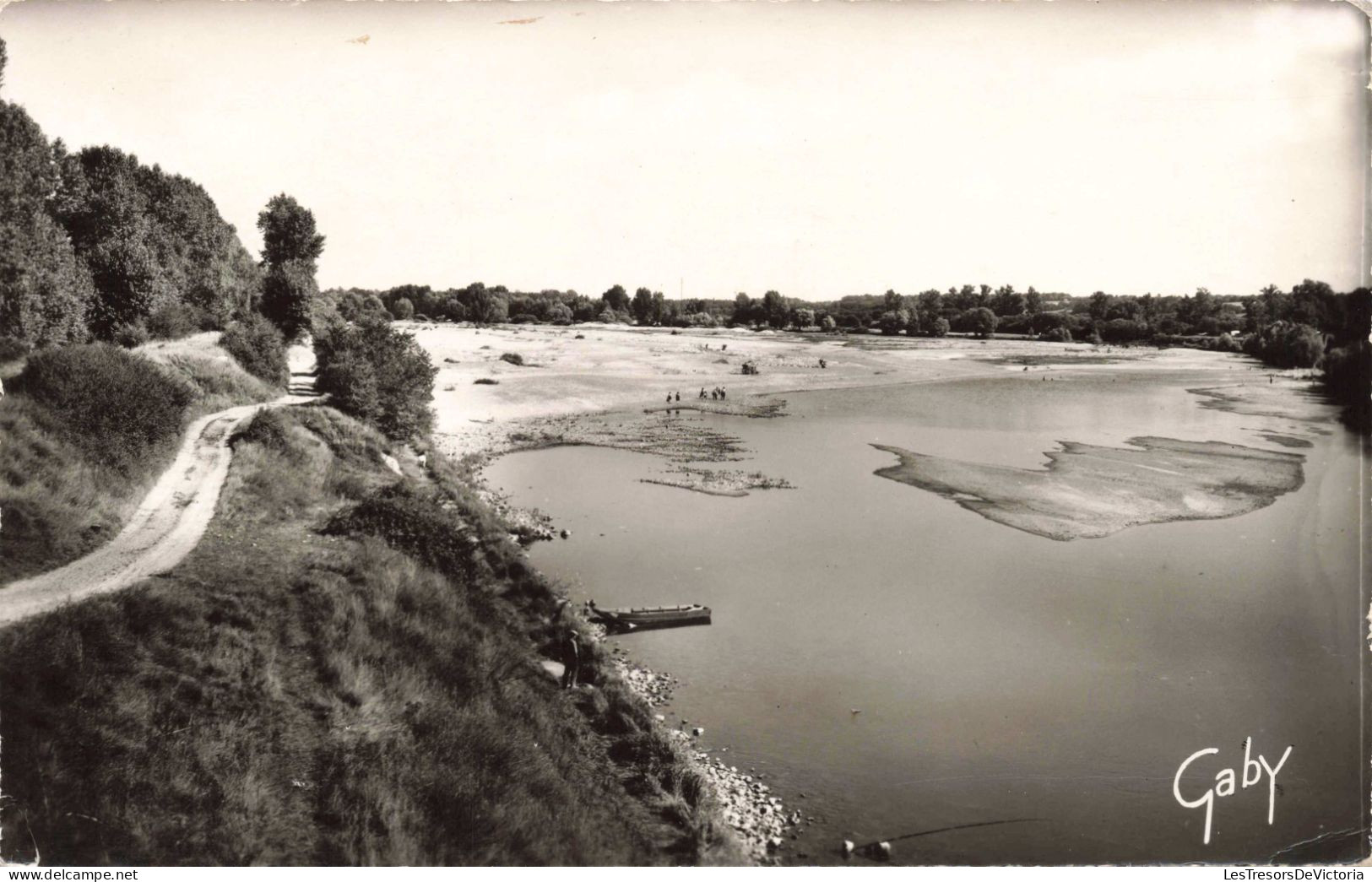 FRANCE - Chatillon Sur Loire - La Loire Et La Plage - Carte Postale Ancienne - Chatillon Sur Loire