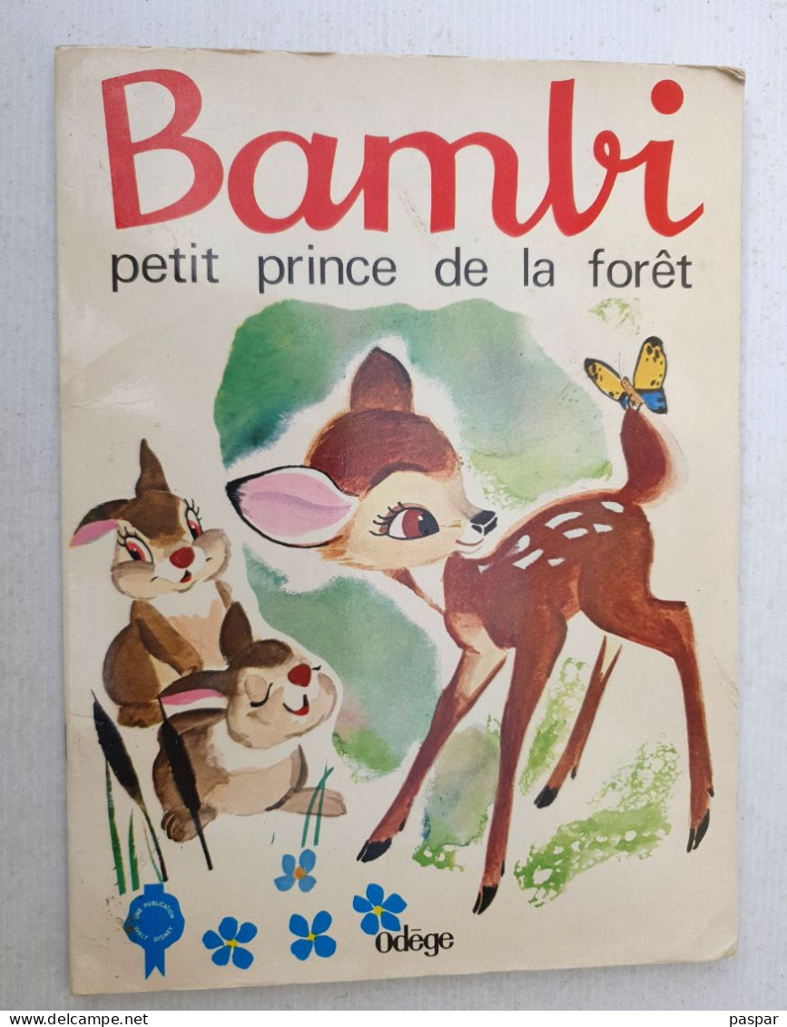 Bambi Petit Prince De La Forêt - Francien Jabet - Odège - 1967 - Disney