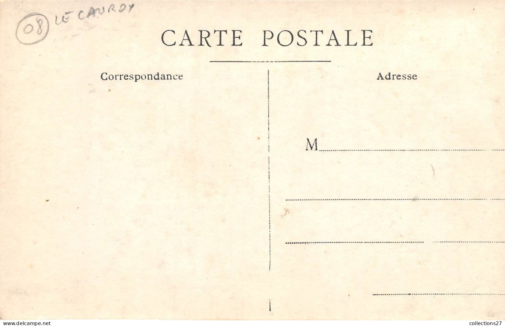 62-LE-CAUROY- CARTE-PHOTO- MONUMENT AUX MORTS - Otros & Sin Clasificación