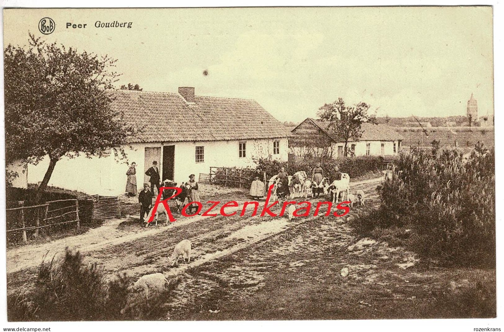 Peer Hoeve Goudberg Limburg  1925 Genimeerd (In Zeer Goede Staat) - Peer