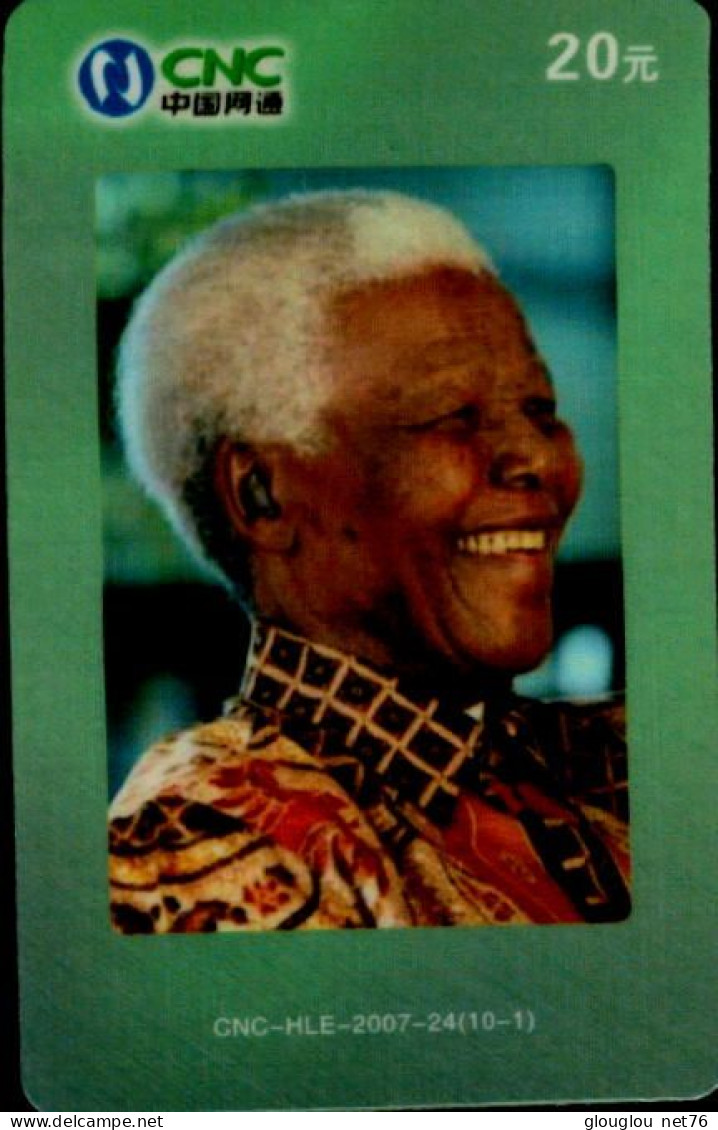 TELECARTE ETRANGERE....NELSON MANDELA - Characters