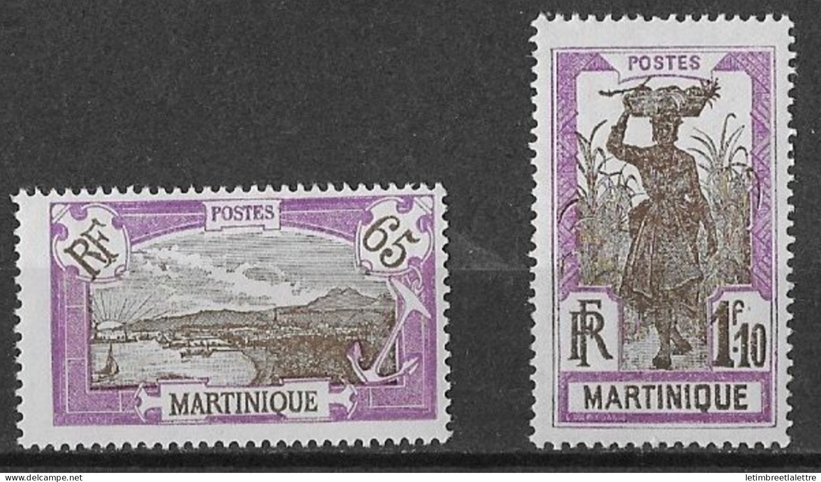 Martinique - YT N° 122 Et 126 ** - Neuf Sans Charnière - Ungebraucht