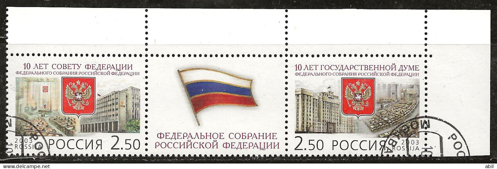 Russie 2003 N° Y&T :  6766 Et 6767 Obl. - Usati