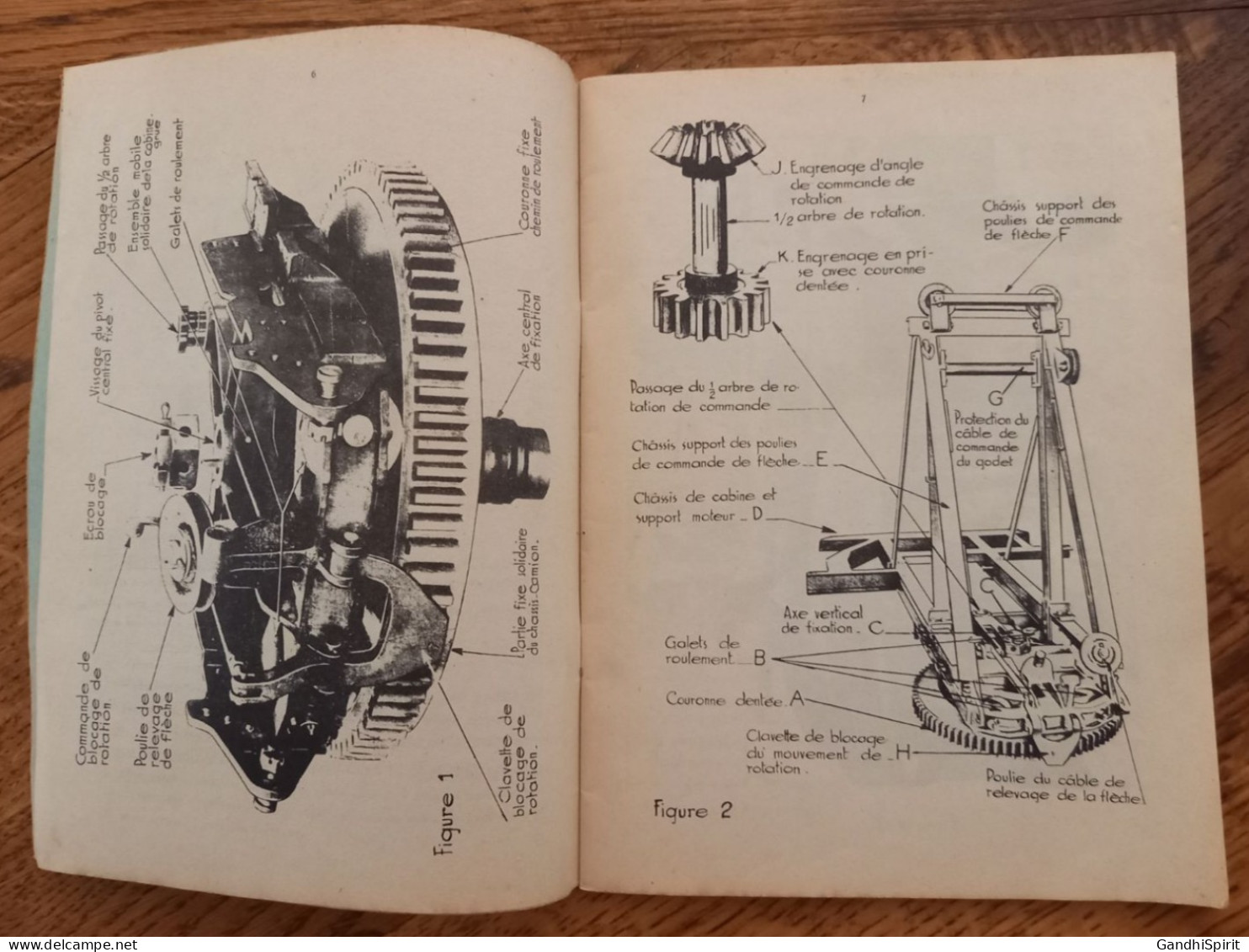 Angers 1951 - Notice Provisoire, Grue Convertible Quick-Way - Ecole D'Application Du Génie - E.B.6.5 - Otros & Sin Clasificación