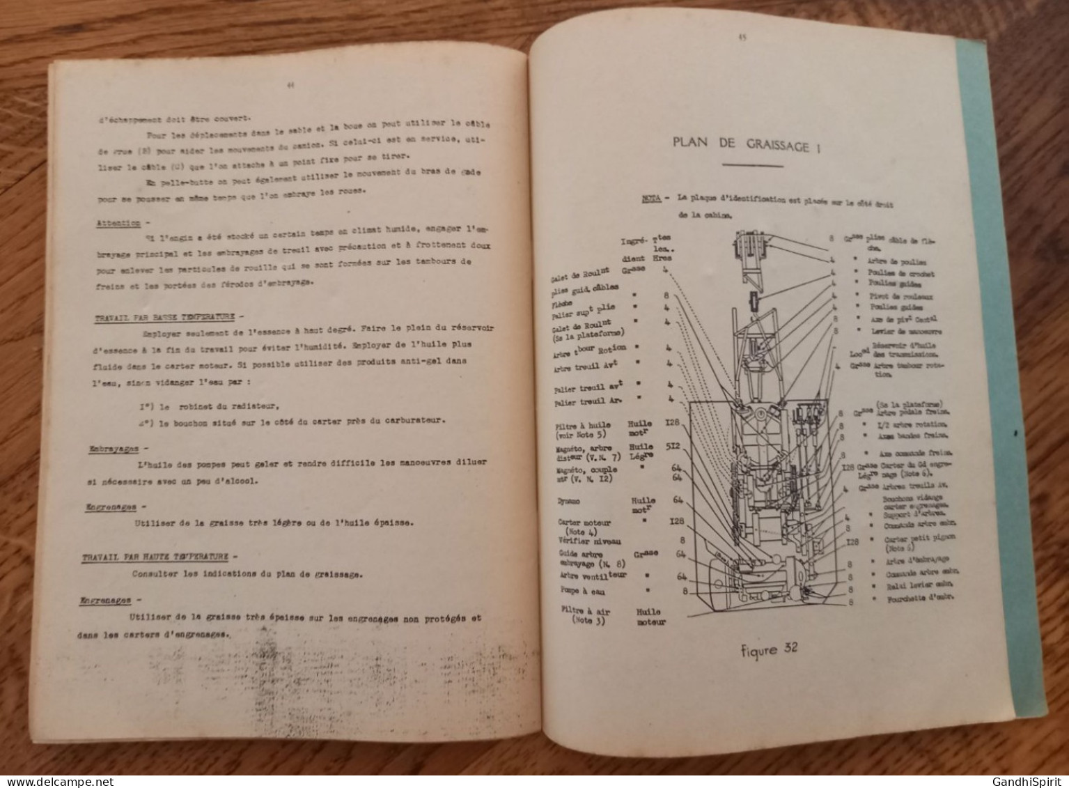 Angers 1951 - Notice Provisoire, Grue Convertible Quick-Way - Ecole d'Application du Génie - E.B.6.5