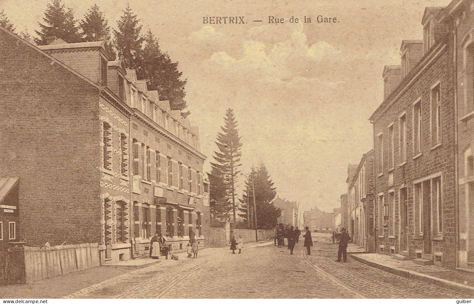 Bertrix Rue De La Gare  De Pouhon  - Bertrix