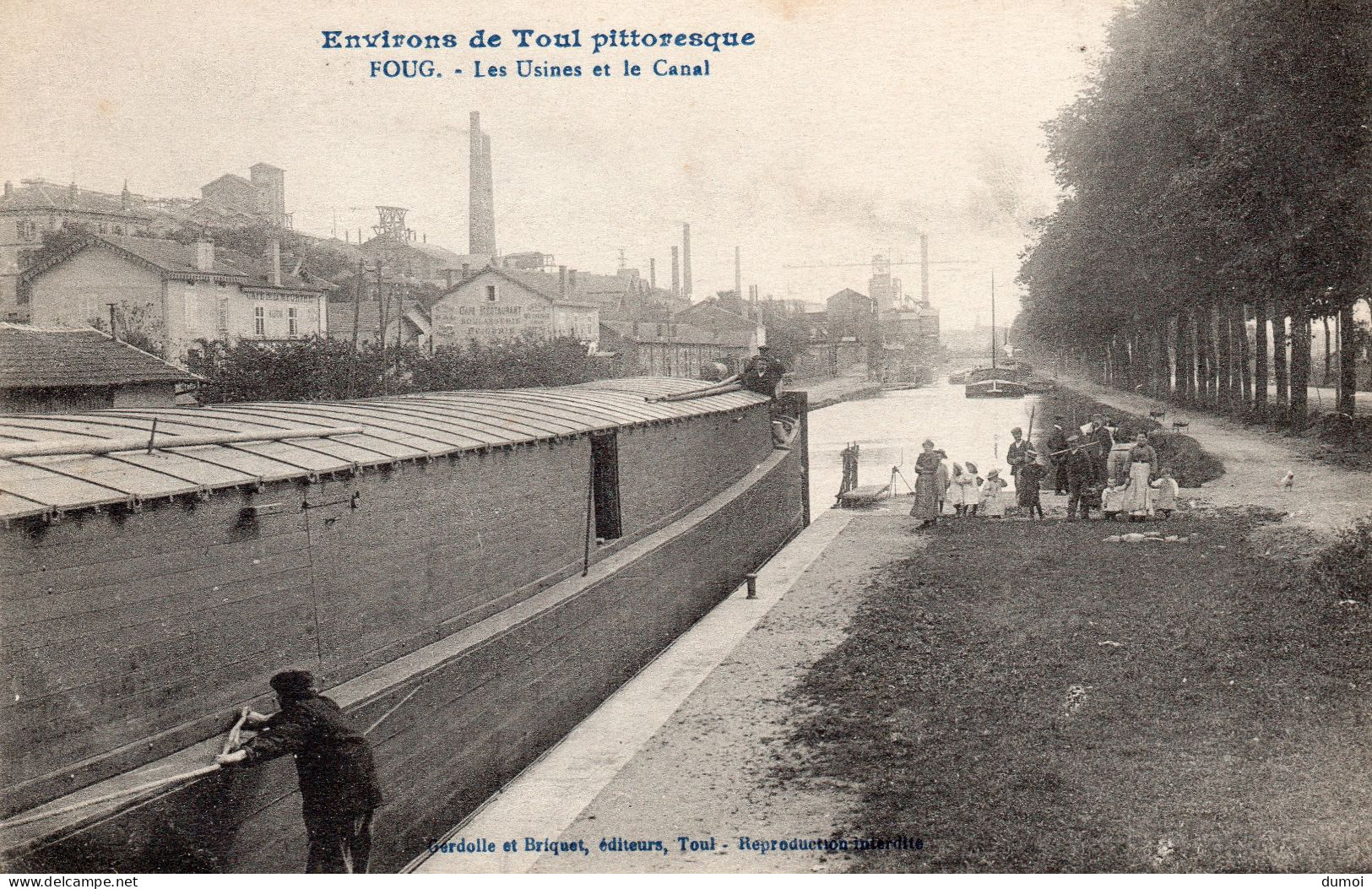 FOUG  -  Les Usines Et Le Canal - Foug