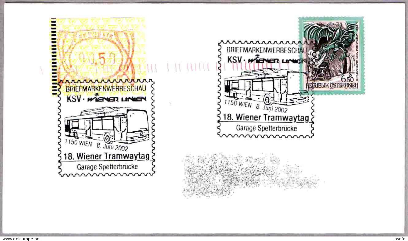 18 Wiener Tramwaytag - AUTOBUS. Wien 2002 - Busses