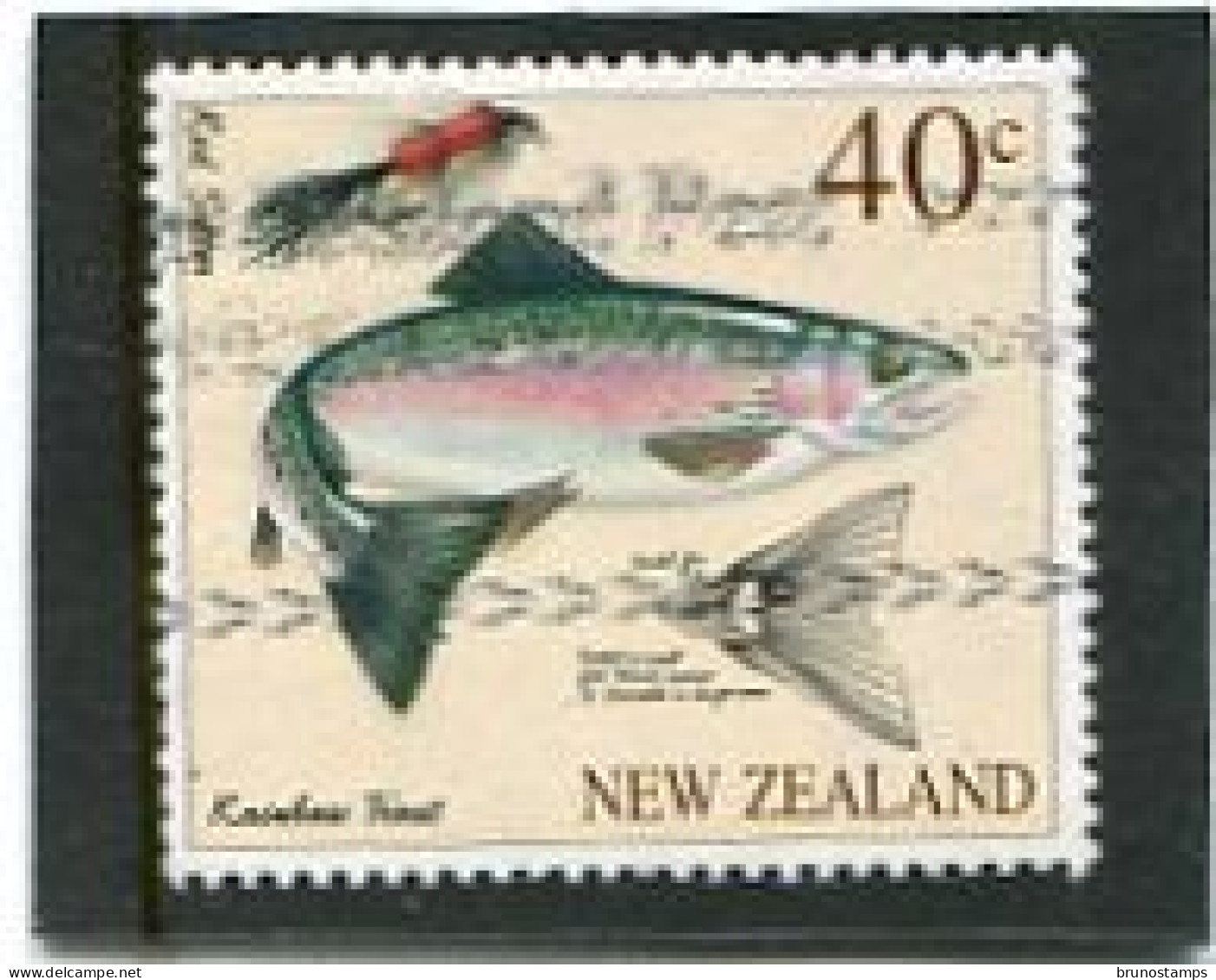 NEW ZEALAND - 1997   40c  FLY FISHING  FINE  USED - Used Stamps