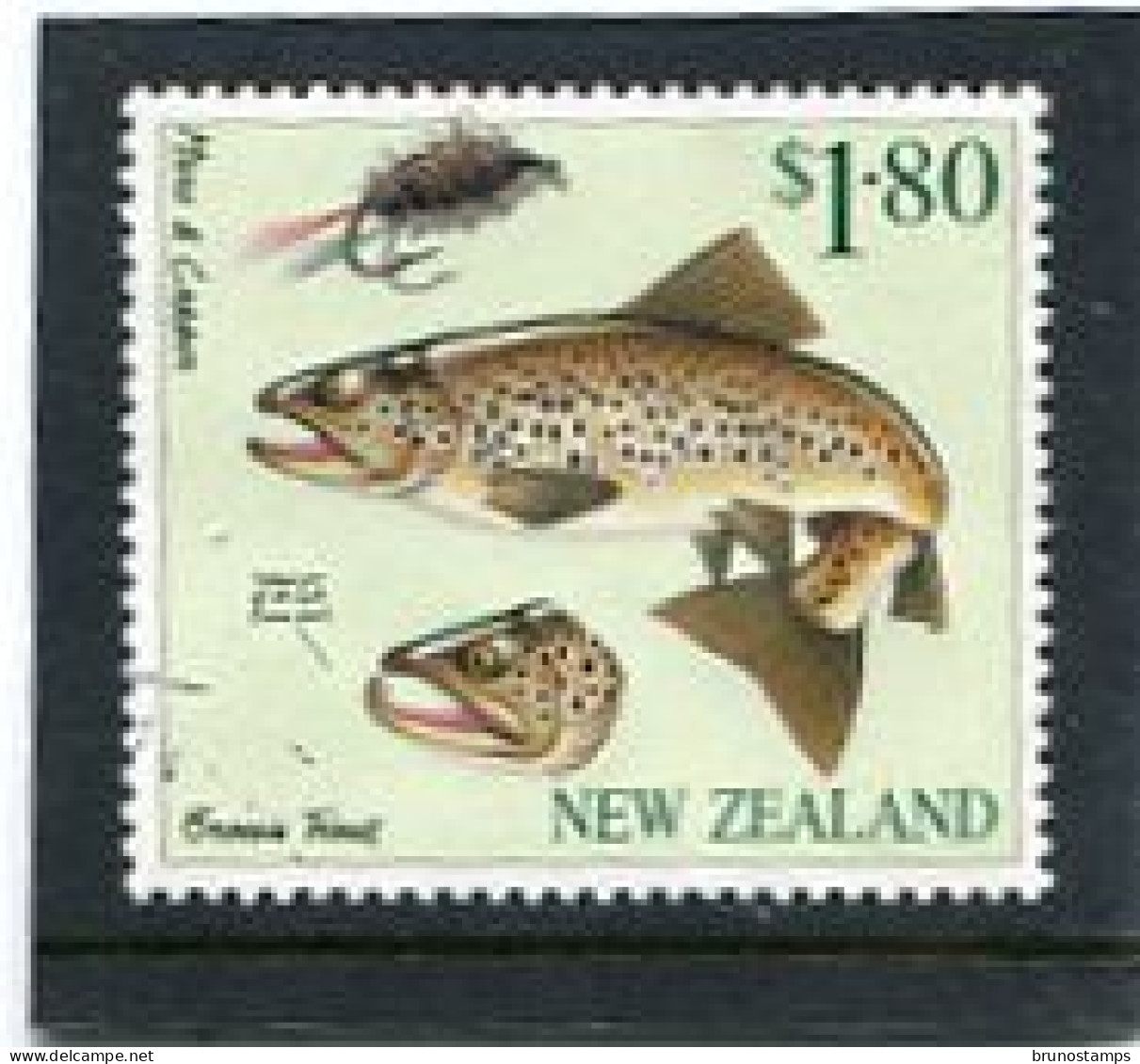 NEW ZEALAND - 1997   1.80$   FLY FISHING  FINE  USED - Used Stamps