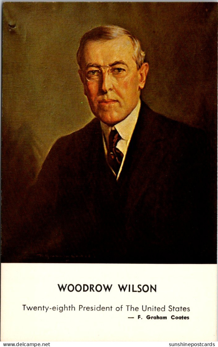 Woodrow Wilson 28th President Of The United State - Présidents