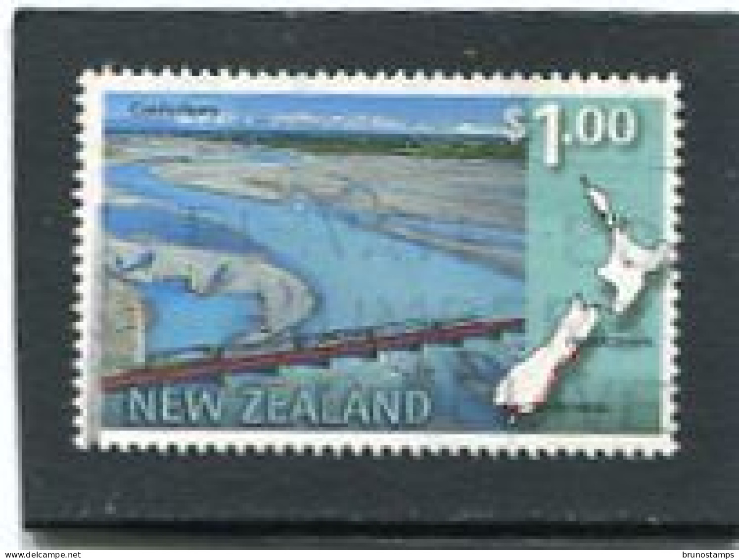 NEW ZEALAND - 1997   1$   TRAINS  FINE  USED - Gebruikt