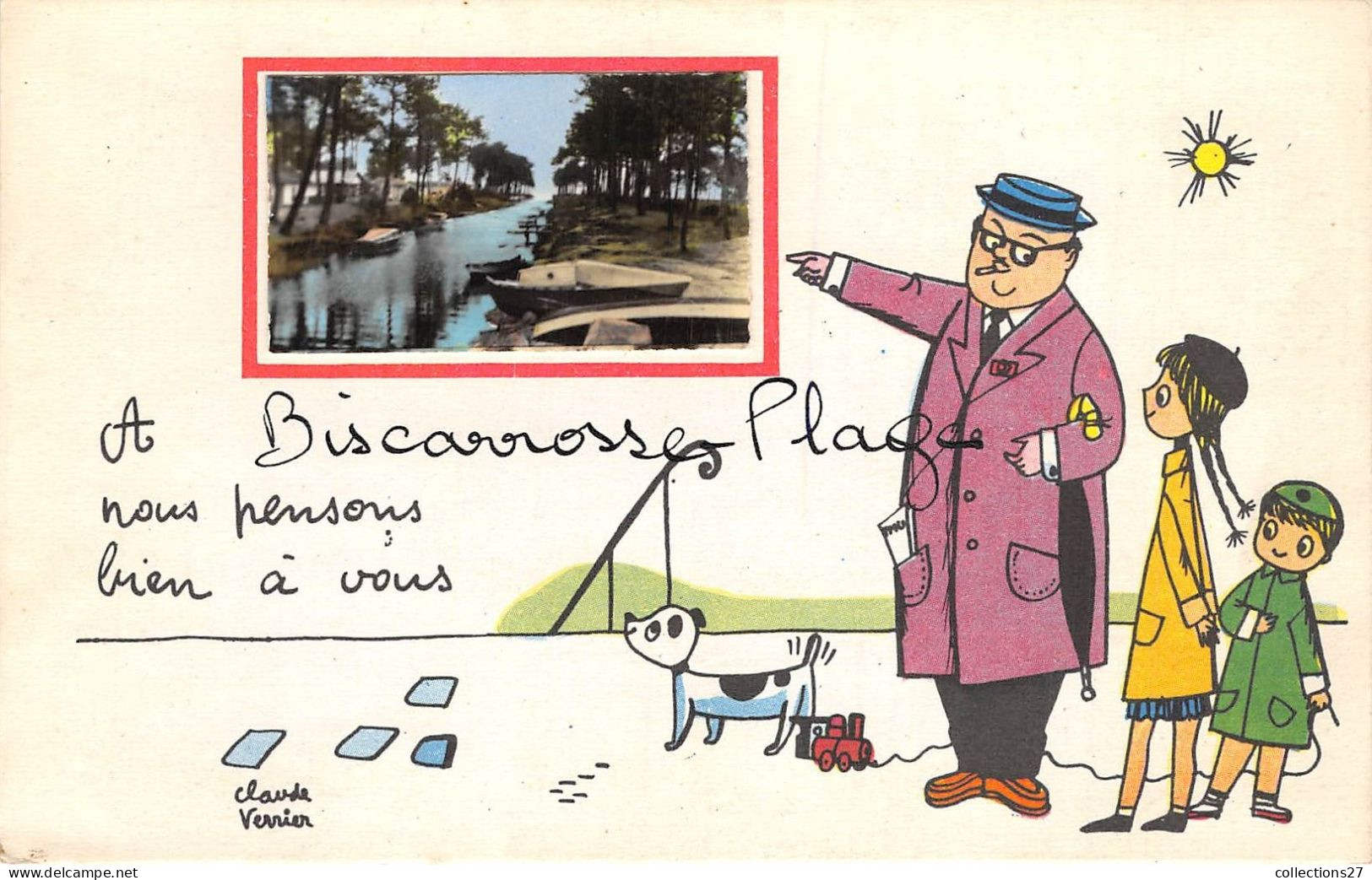 40-BISCARROSSE-PLAGE- NOUS PENSONS BIEN A VOUS - Biscarrosse