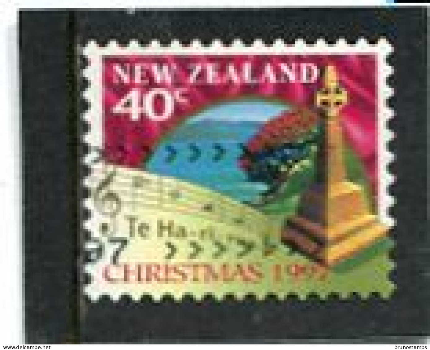 NEW ZEALAND - 1997   40c  CHRISTMAS  SELF ADHESIVEFINE  USED - Gebraucht