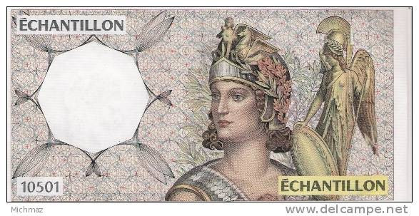 1 Billets échantillon Type Athena Neuf (port Compris) - Fiktive & Specimen