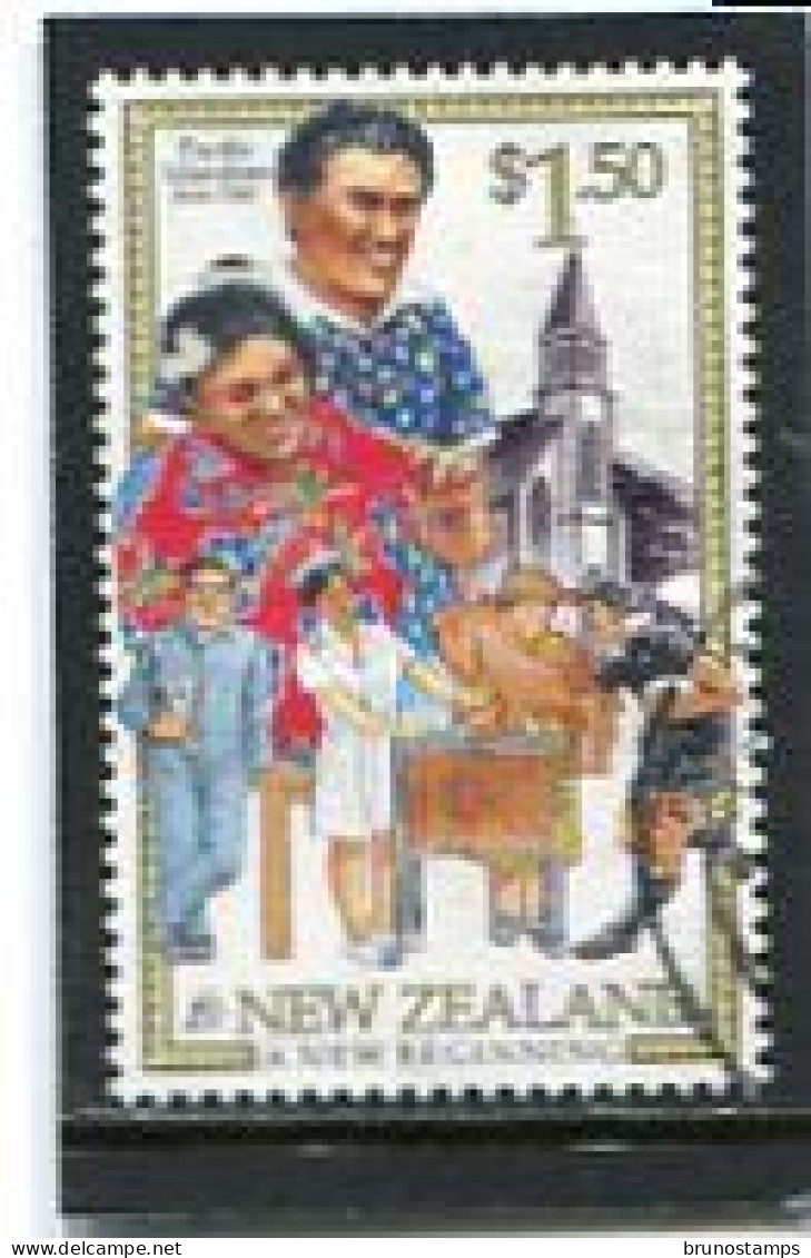 NEW ZEALAND - 1998   1.50$  IMMIGRANTS  FINE  USED - Used Stamps