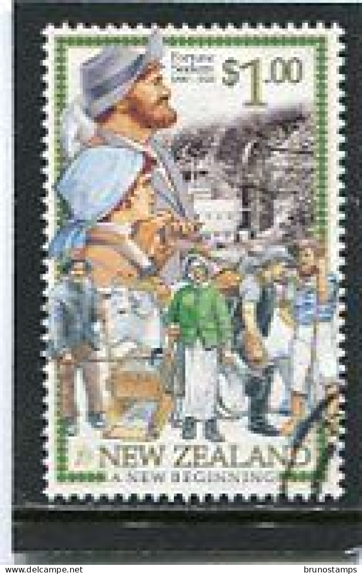 NEW ZEALAND - 1998   1$  IMMIGRANTS  FINE  USED - Used Stamps