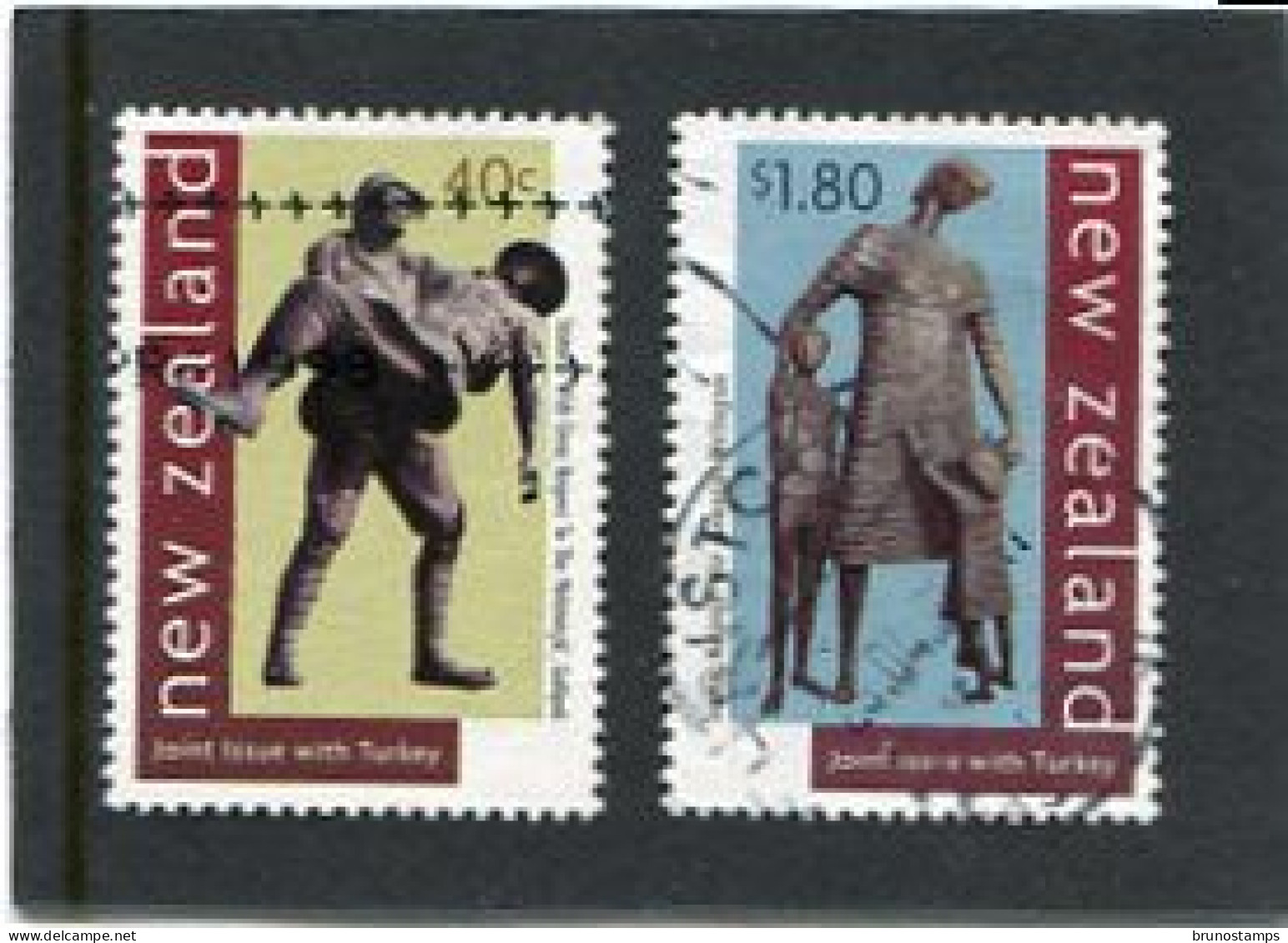 NEW ZEALAND - 1998   MEMORIAL STATUES  SET  FINE  USED - Used Stamps