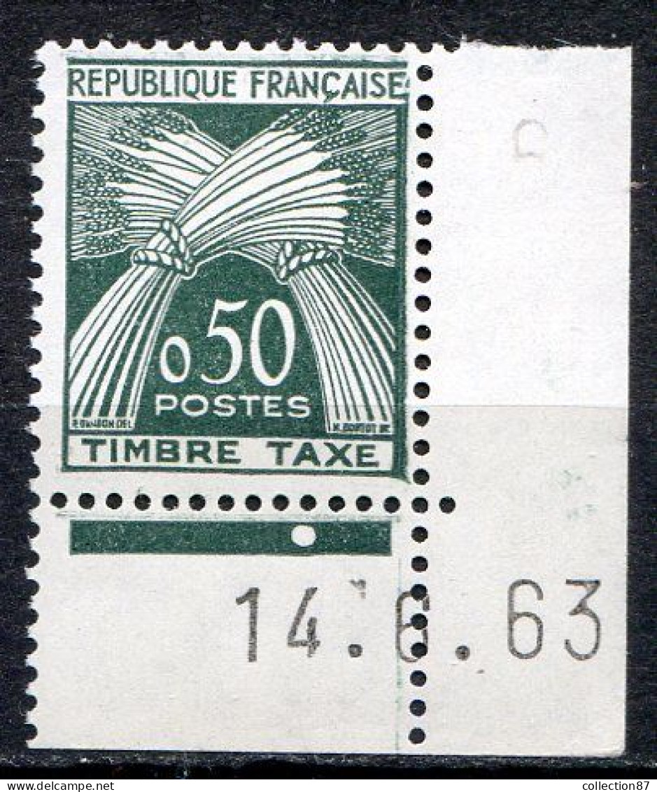 Réf 74 CL2 < -- FRANCE < TAXE N° 93 ** NEUF Luxe ** MNH - Cat 15.00 € - 1960-.... Nuevos