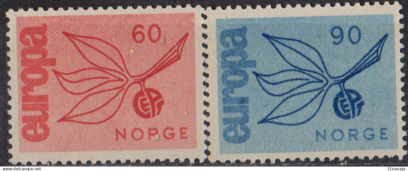NORVEGE - Europa CEPT 1965 - Ungebraucht