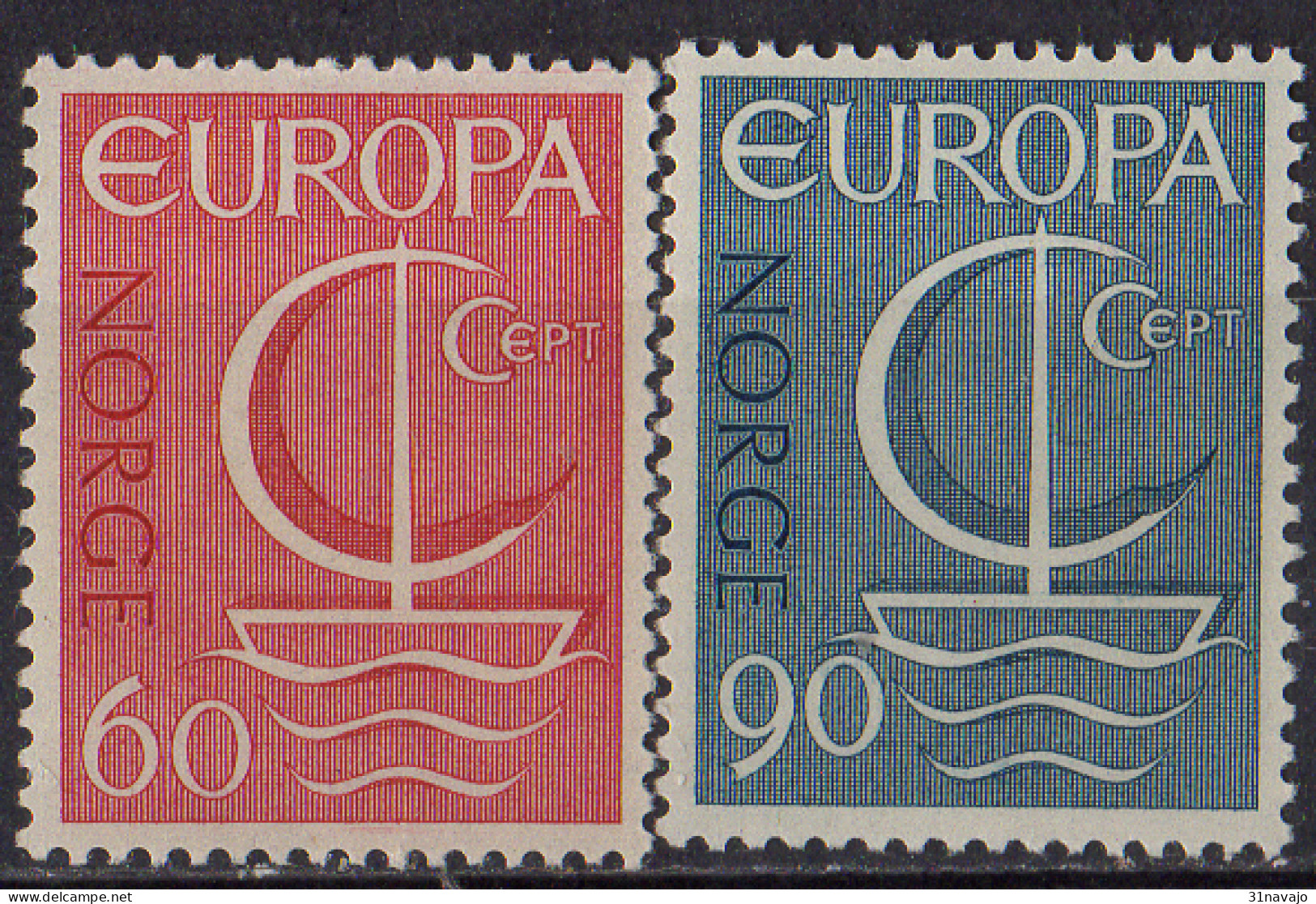 NORVEGE - Europa CEPT 1966 - Ungebraucht