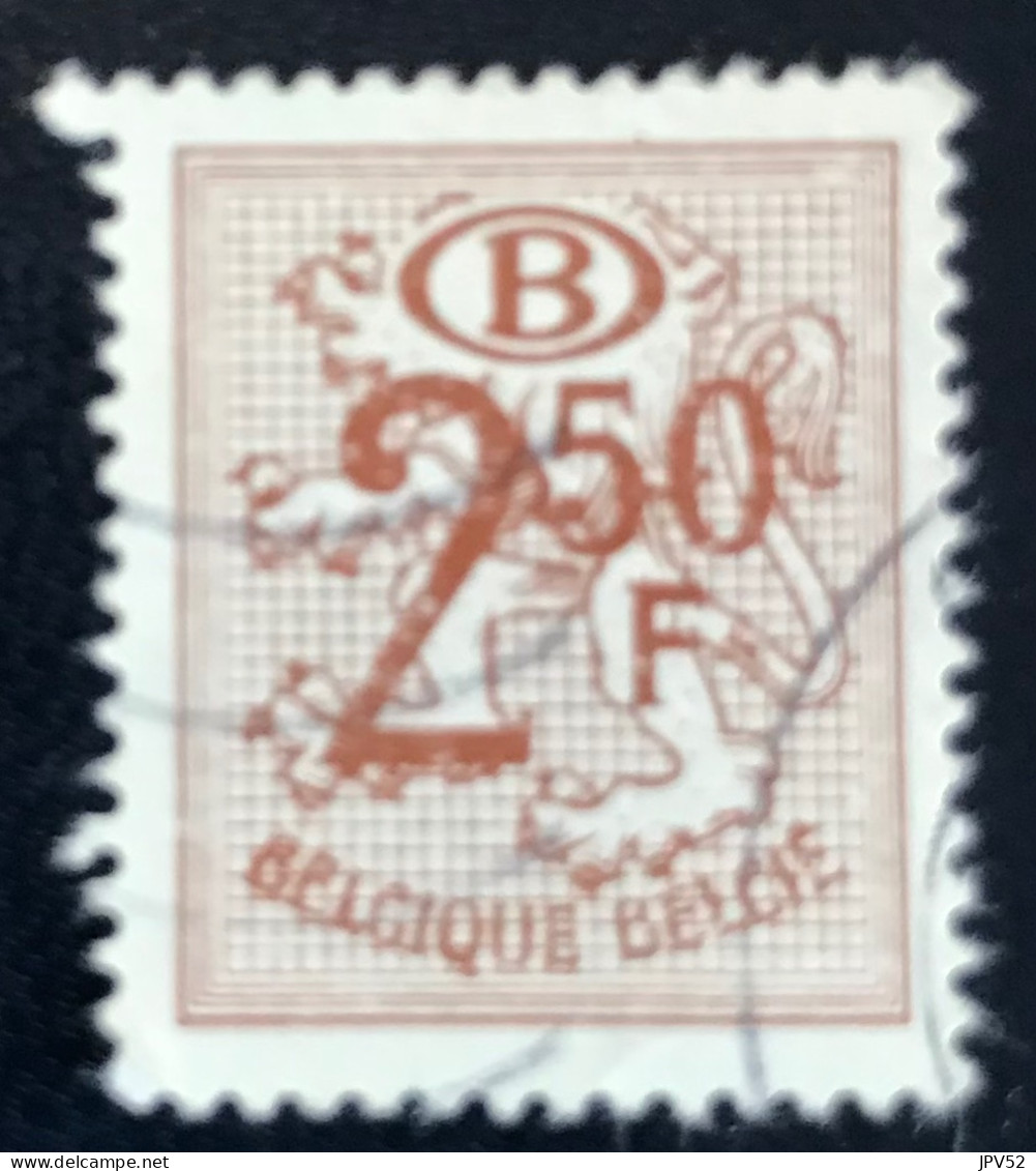 België - Belgique - C18/41 - 1970 - (°)used - Michel 65 - Dienst - Cijfer Op Heraldiek Leeuw - Oblitérés