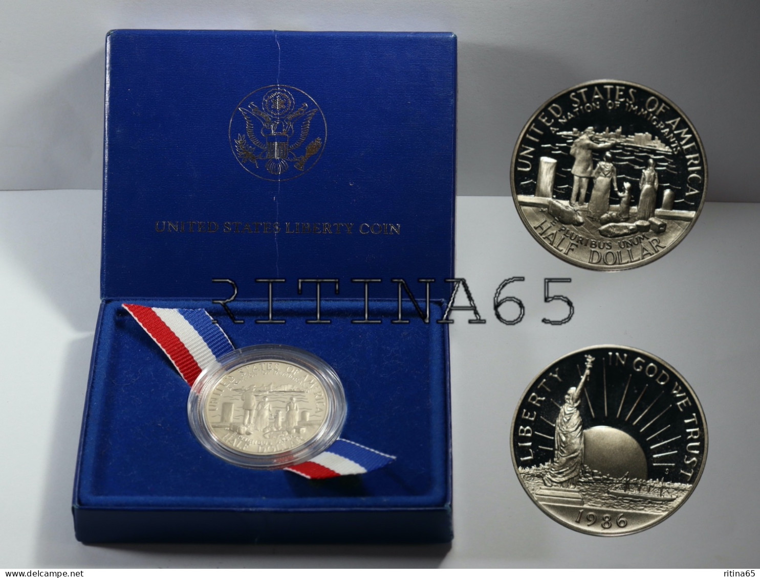 USA 1/2 $ 1986 S HALF DOLLAR PROOF LIBERTY KM# 212 - Commemorative