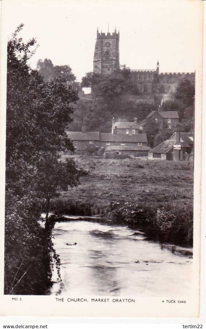 THE CHURCH  . MARKET DRAYTON . ANGLETERRE - Shropshire