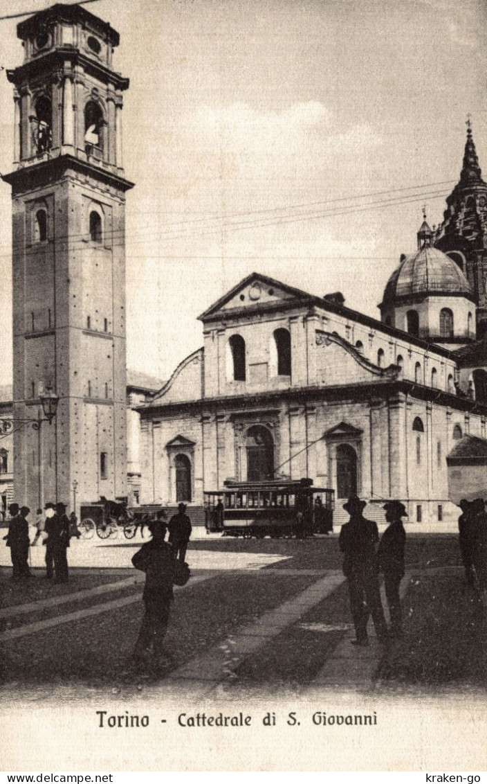 TORINO CITTÀ - Tram - Cattedrale Di San Giovanni (Chiesa) - VG - CH069 - Churches