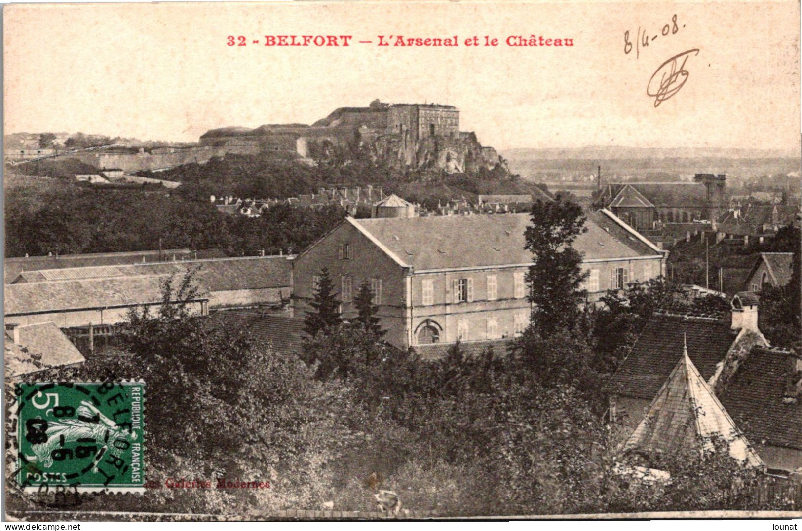 90 BELFORT - L'arsenal Et Le Château - Belfort – Siège De Belfort