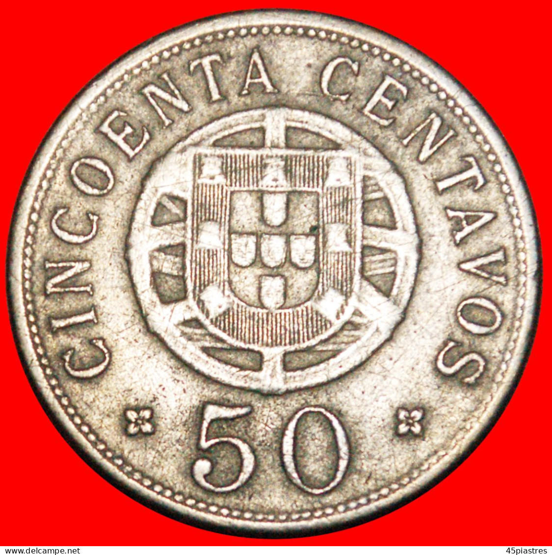 * PORTUGAL (1927-1928): ANGOLA  50 CENTAVOS 1928! · LOW START! · NO RESERVE!!! - Angola