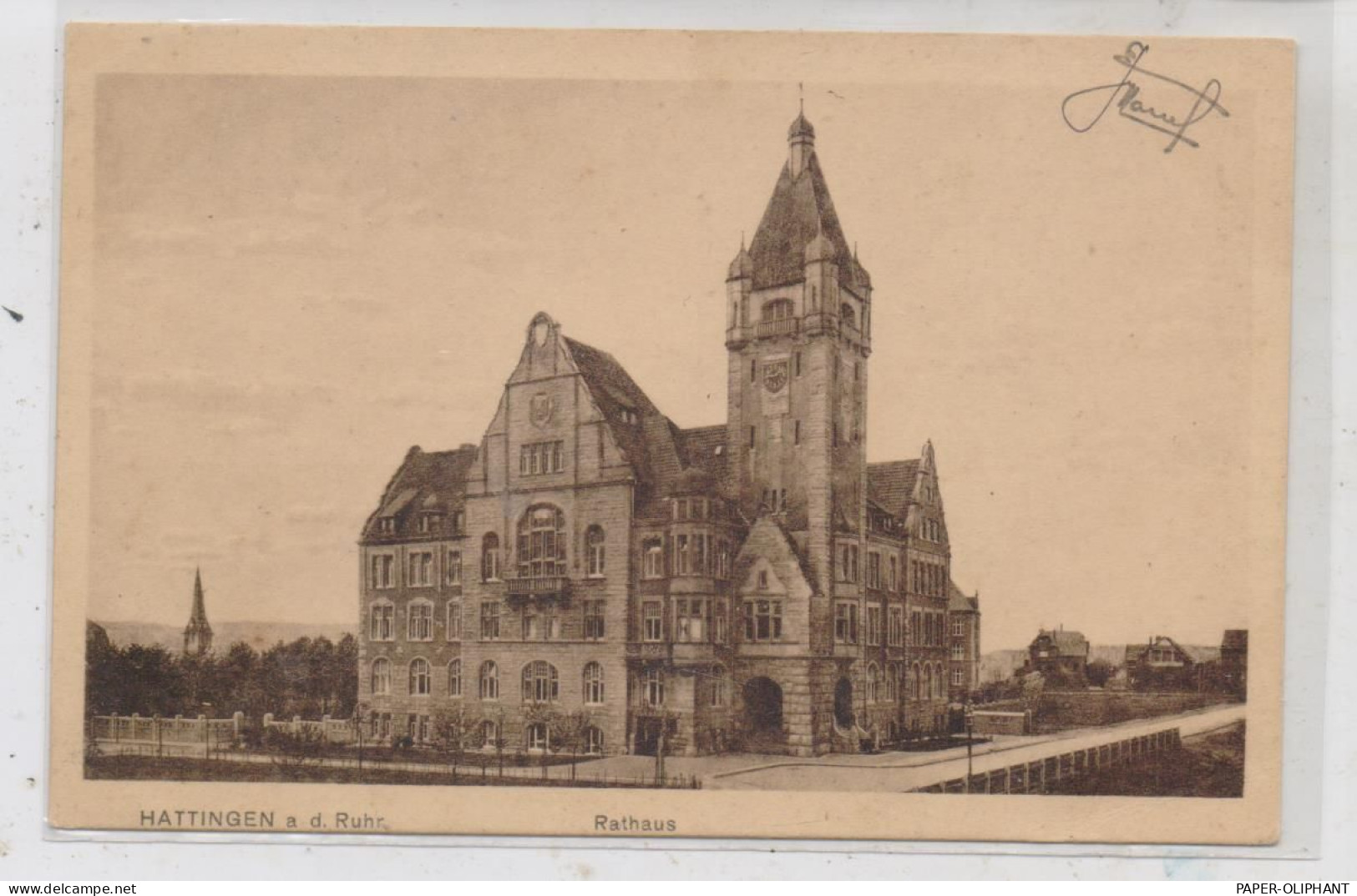 4320 HATTINGEN, Rathaus, 1926 - Hattingen