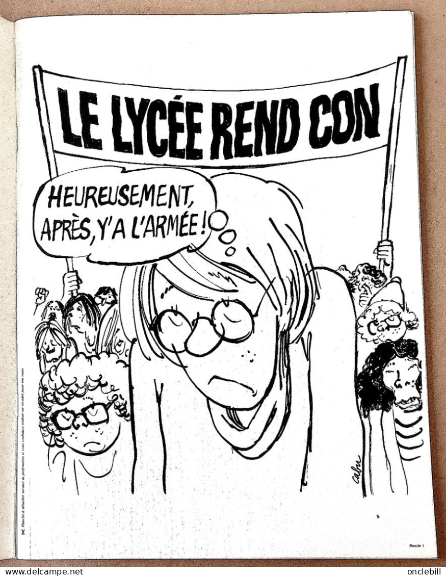 Cabu Et La Revolution ça Vient ? Très Grand Format (30x40 Cm) éditions Jupilles 1981 Très Bon état - Cabu