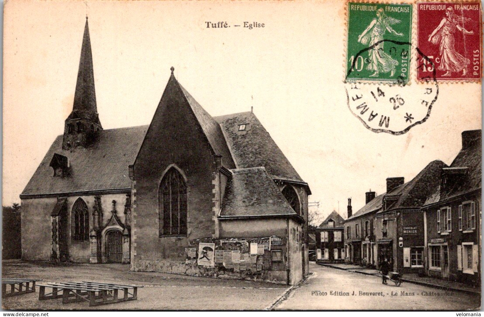 18639 Cpa 72 Tuffé - L'Eglise - Tuffe
