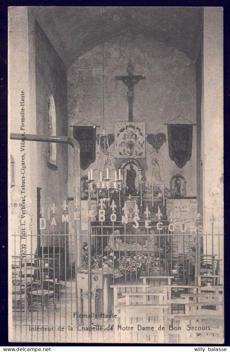 +++ CPA - FLEMALLE HAUTE - Intérieur De La Chapelle De ND De Bon Secours  // - Flémalle