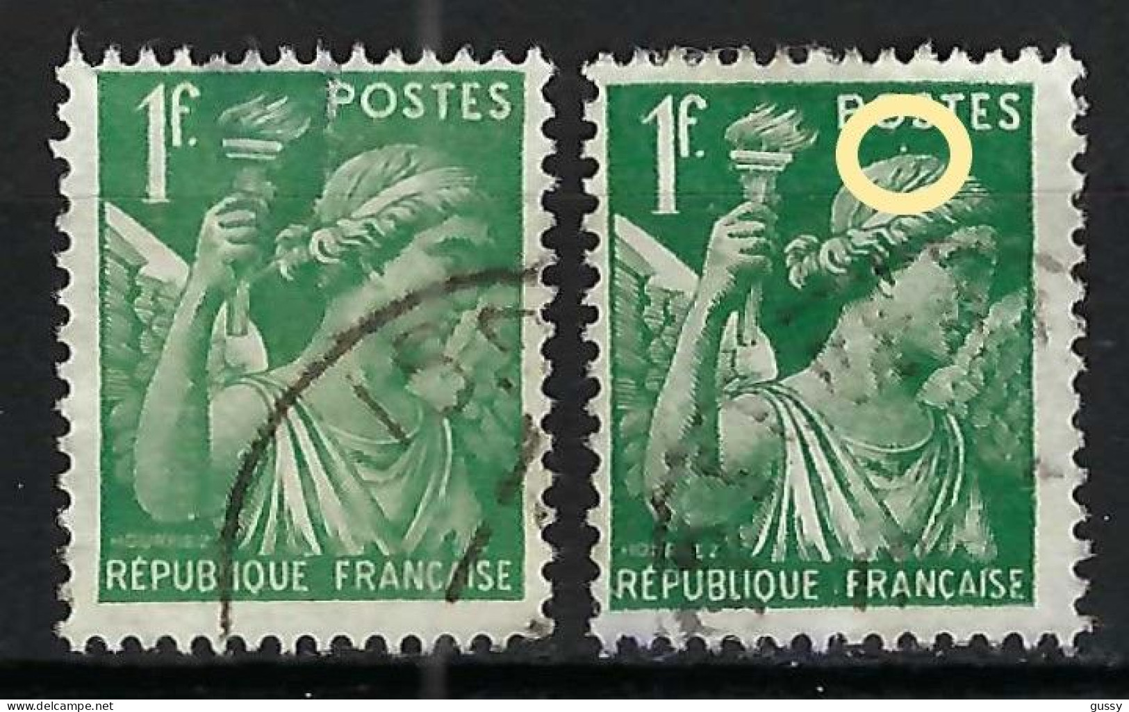 FRANCE: Lot D' "Iris" Obl. CAD Et Neuf**, Des Var. - 1945-47 Ceres (Mazelin)