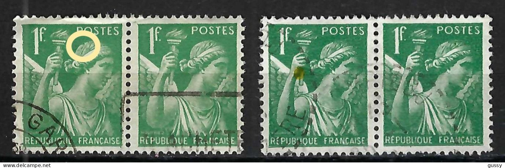 FRANCE: Lot D' "Iris" Obl. CAD Et Neuf**, Des Var. - 1945-47 Ceres (Mazelin)