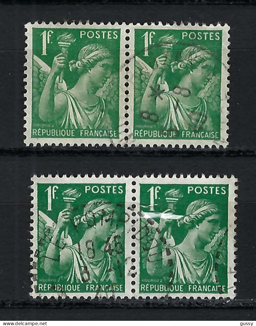 FRANCE: Lot D' "Iris" Obl. CAD Et Neuf**, Des Var. - 1945-47 Cérès De Mazelin