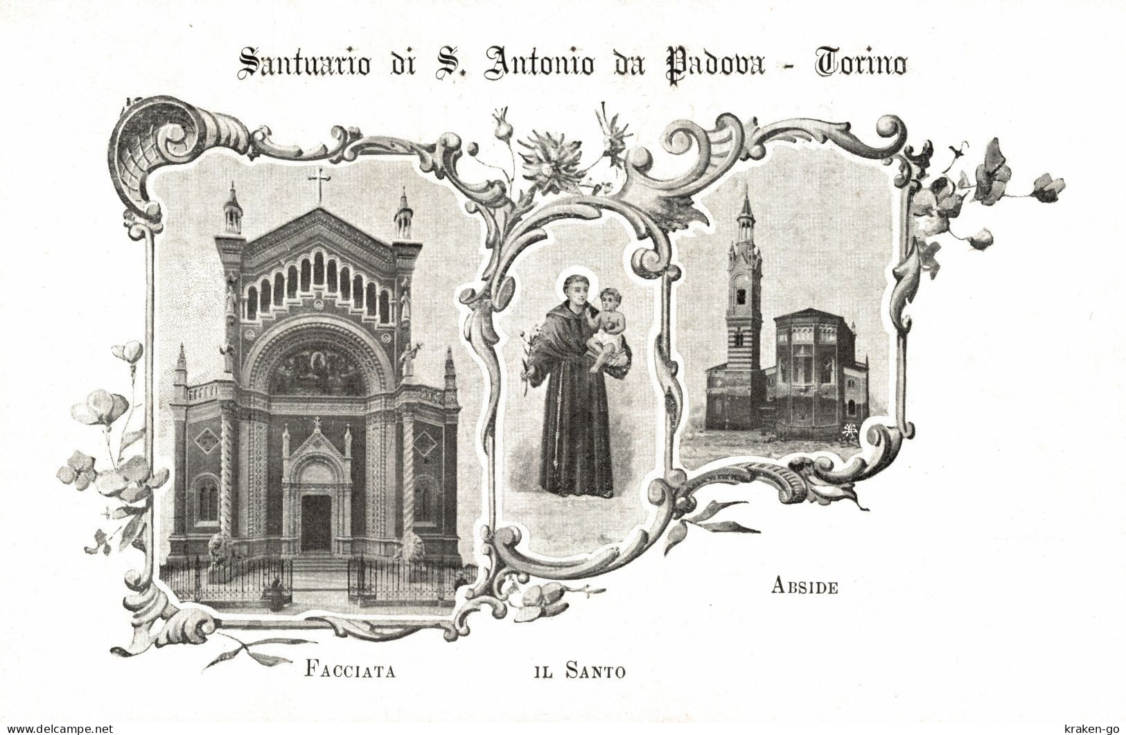 TORINO CITTÀ - Santuario Di Sant'Antonio Da Padova - Art Nouveau - NV - CH087 - Churches
