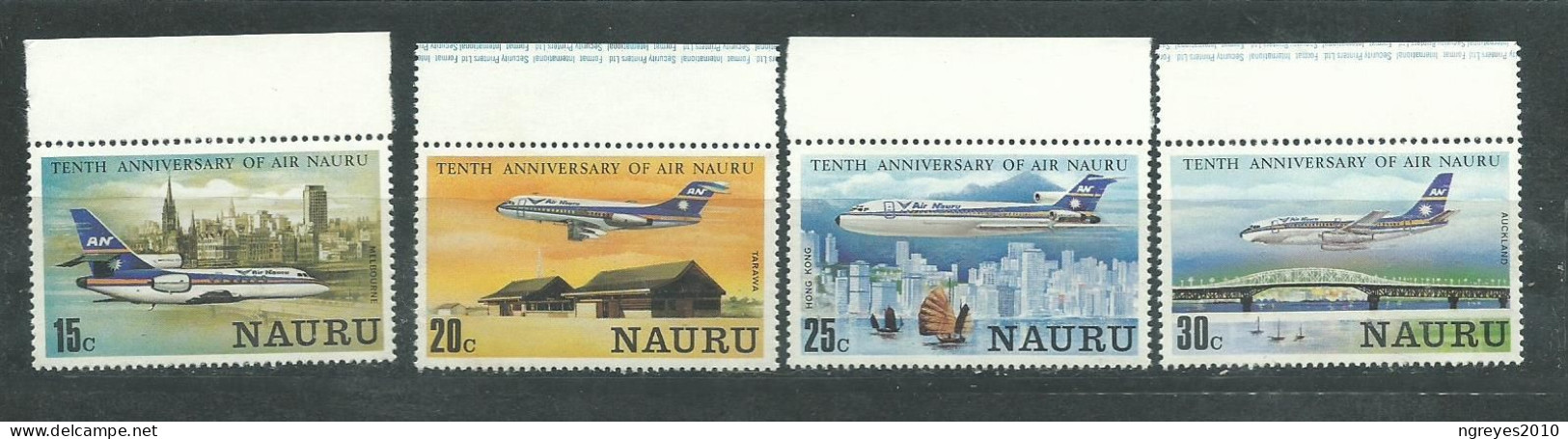 230044809  NAURU  YVERT  Nº207/210  **/MNH - Nauru