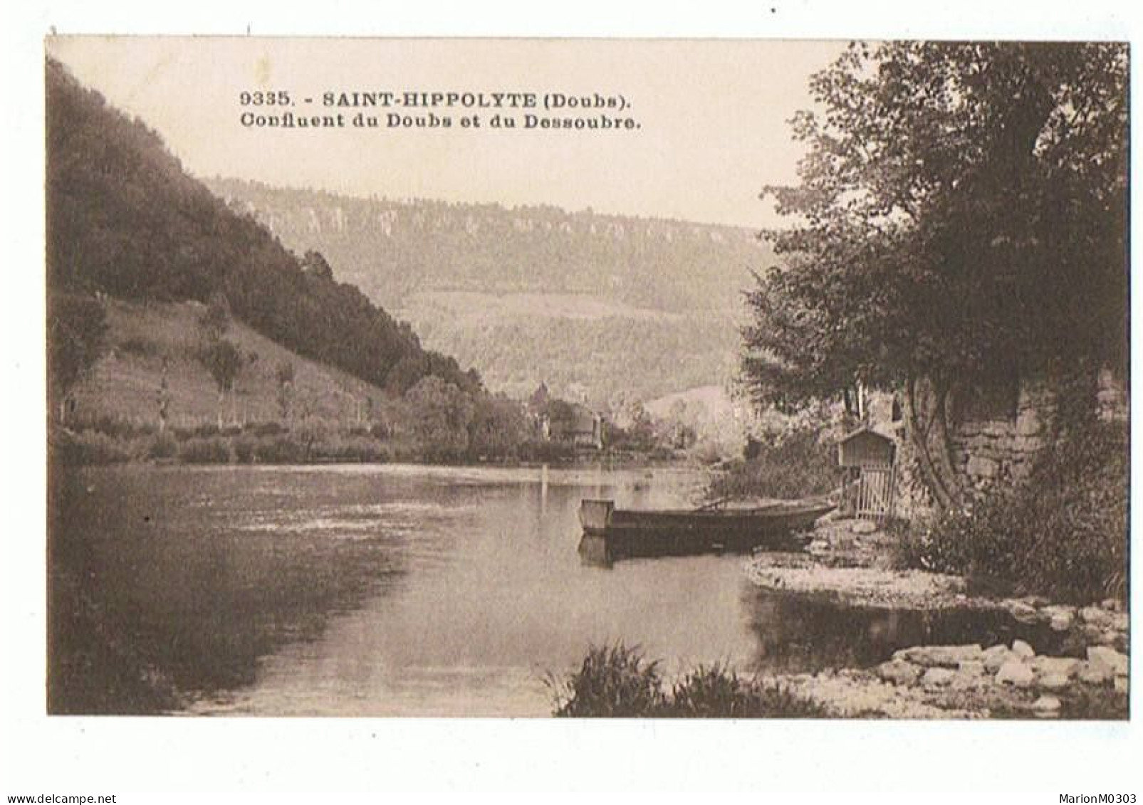 25  - SAINT HIPPOLYTE - Confluent Du Doubs Et Du Dessoubre - 868 - Saint Hippolyte